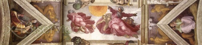 Michelangelo Buonarroti - Das achte Joch der Decke - The eighth bay of the ceiling